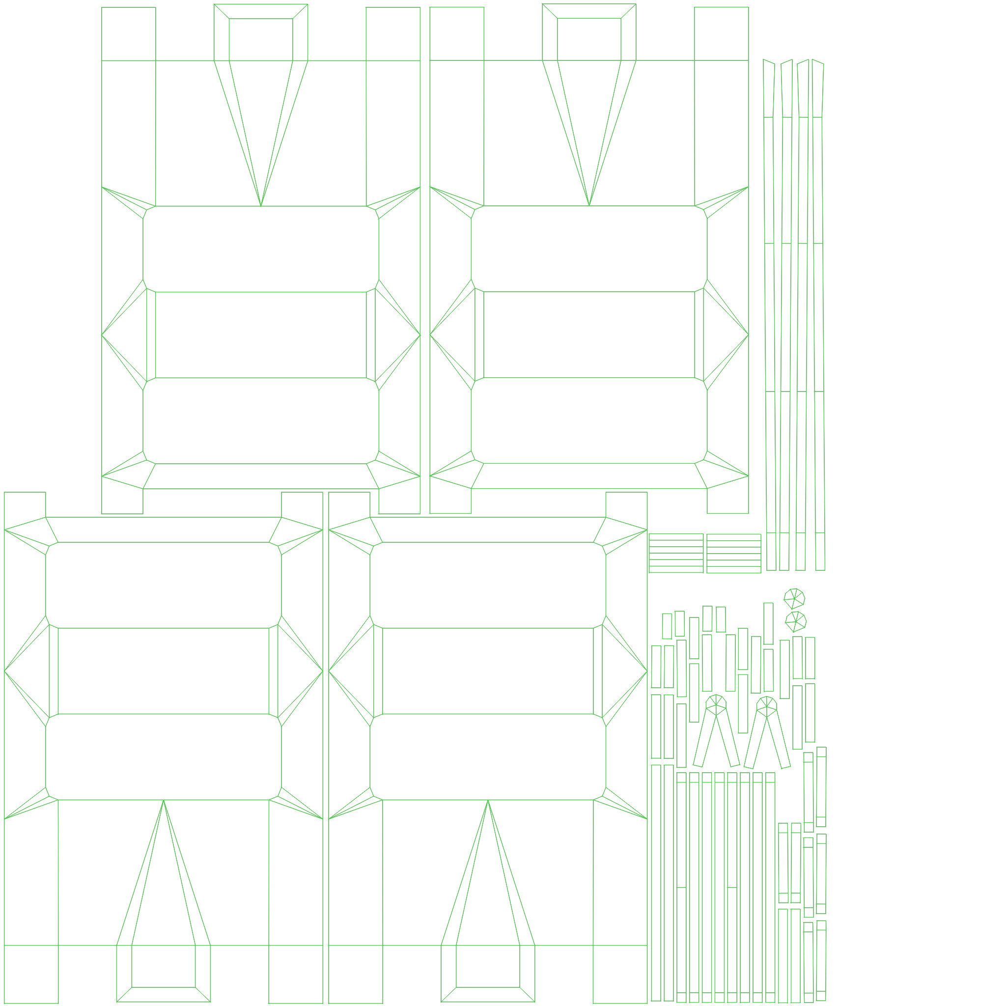 Plastic Barricade lowpoly 3d model Low-poly 3D model_9