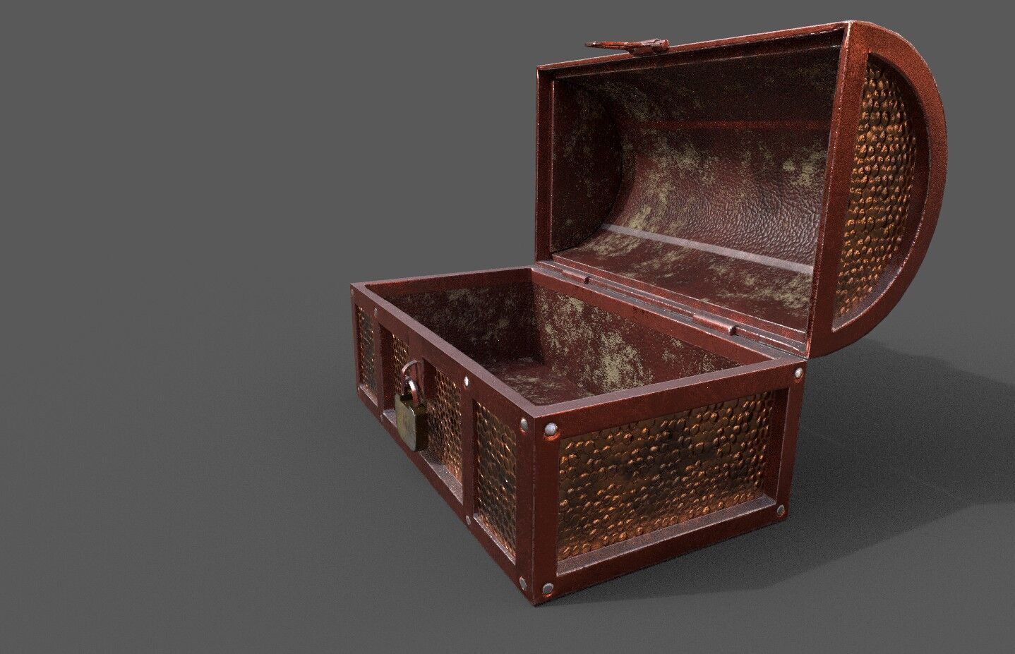 Chest-Storage Box 3D Model Low-poly 3D model_2