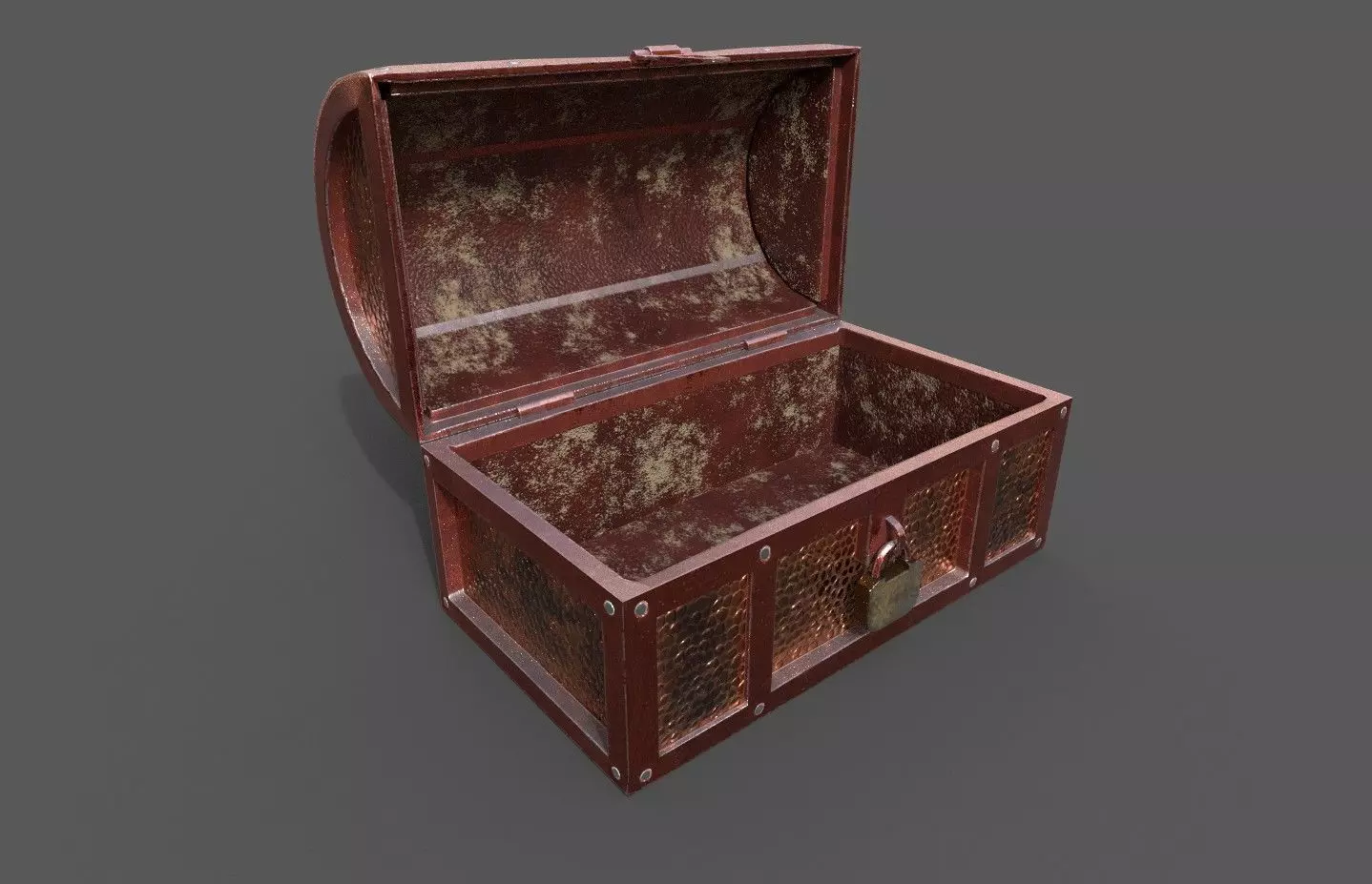 Chest-Storage Box 3D Model Low-poly 3D model_0