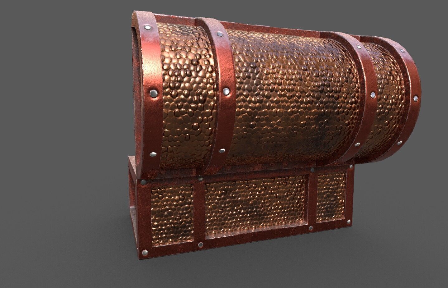 Chest-Storage Box 3D Model Low-poly 3D model_3