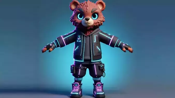 Bear  3D Character Model