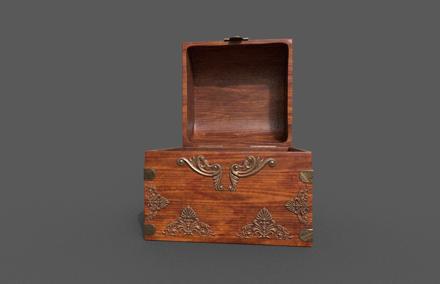 Pack 16 Chest-Storage Box 3D Model Low-poly 3D model_29