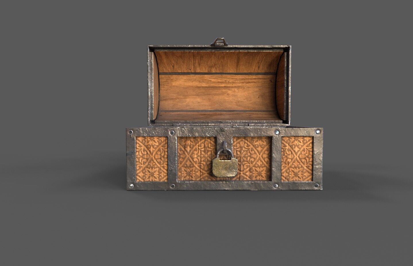 Pack 16 Chest-Storage Box 3D Model Low-poly 3D model_62