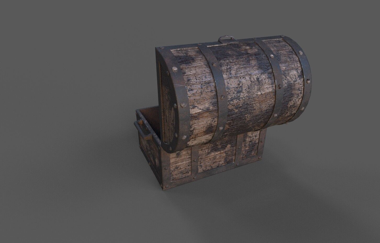 Pack 16 Chest-Storage Box 3D Model Low-poly 3D model_54