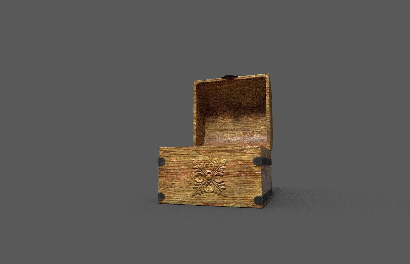 Pack 16 Chest-Storage Box 3D Model Low-poly 3D model_9