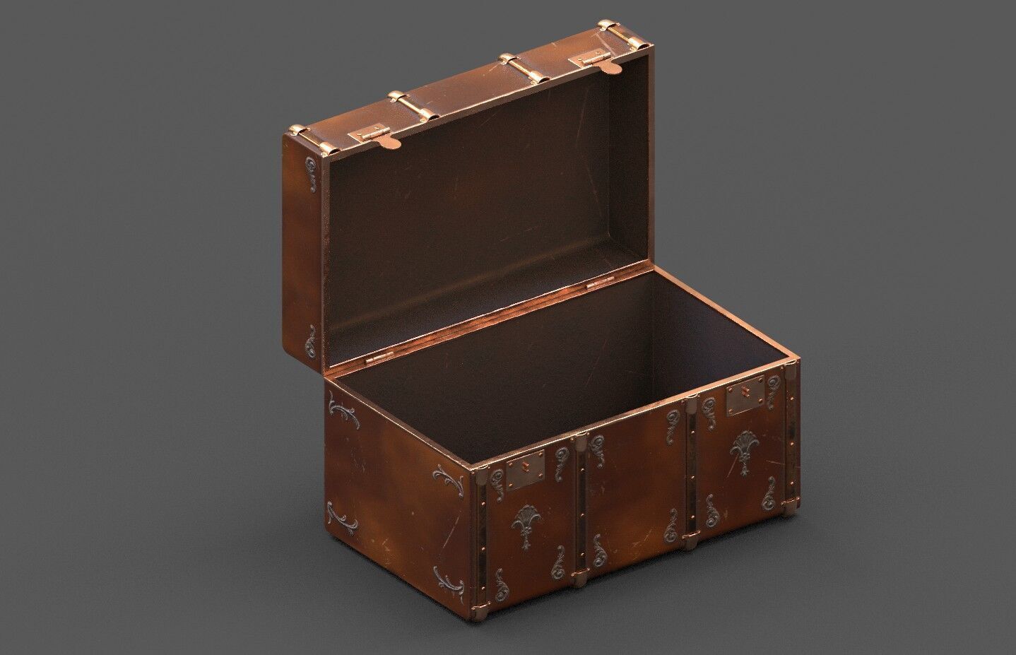 Pack 16 Chest-Storage Box 3D Model Low-poly 3D model_27