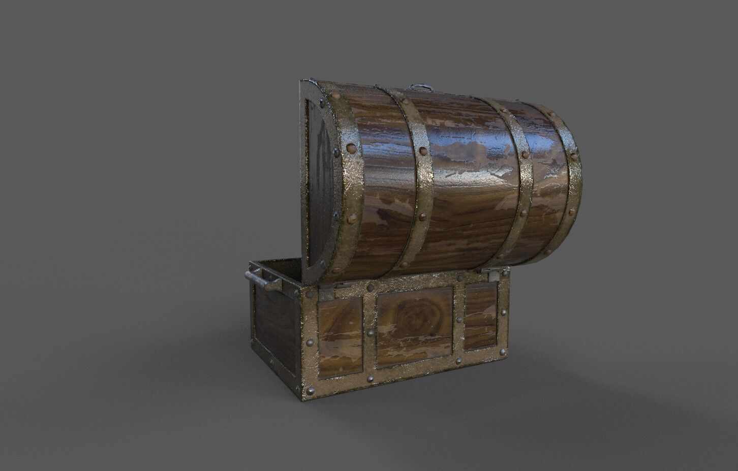 Pack 16 Chest-Storage Box 3D Model Low-poly 3D model_34