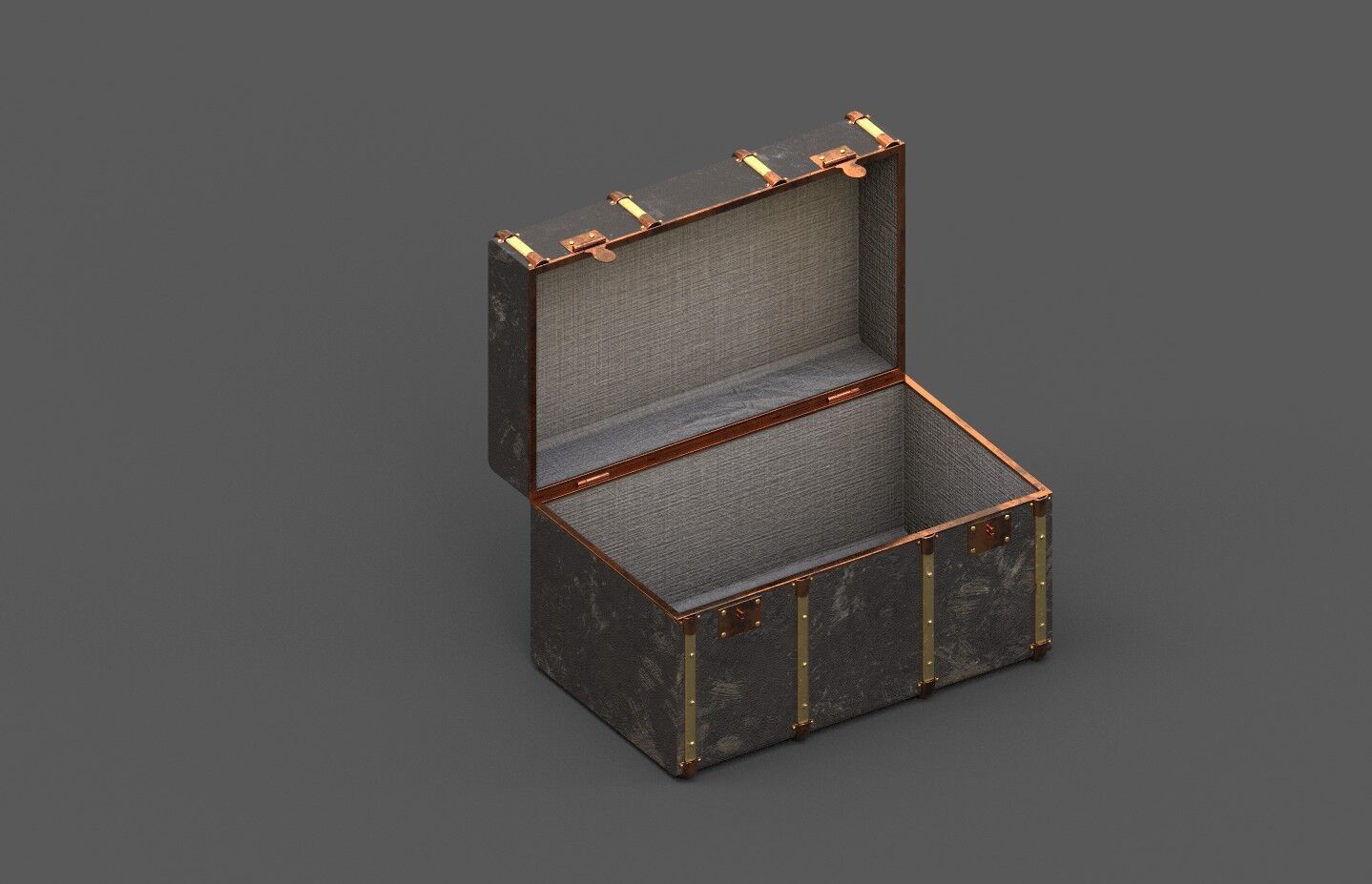 Pack 16 Chest-Storage Box 3D Model Low-poly 3D model_47