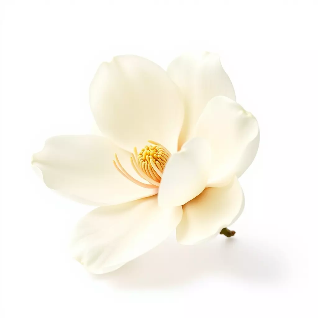 White Magnolia Flower Model Pack Low-poly 3D model_0