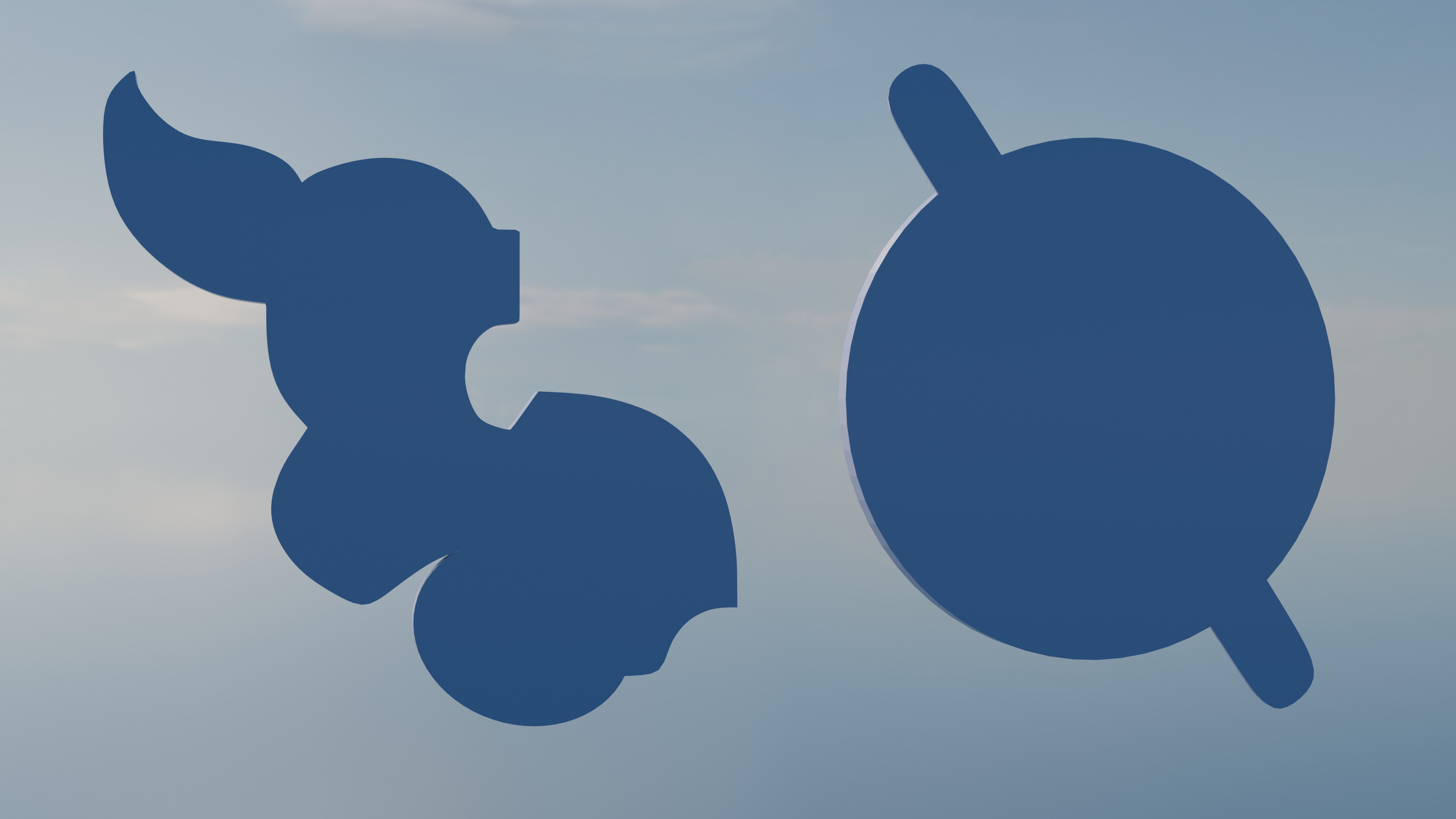 Pokemon Hoenn Gym Badges Low-poly 3D model_11