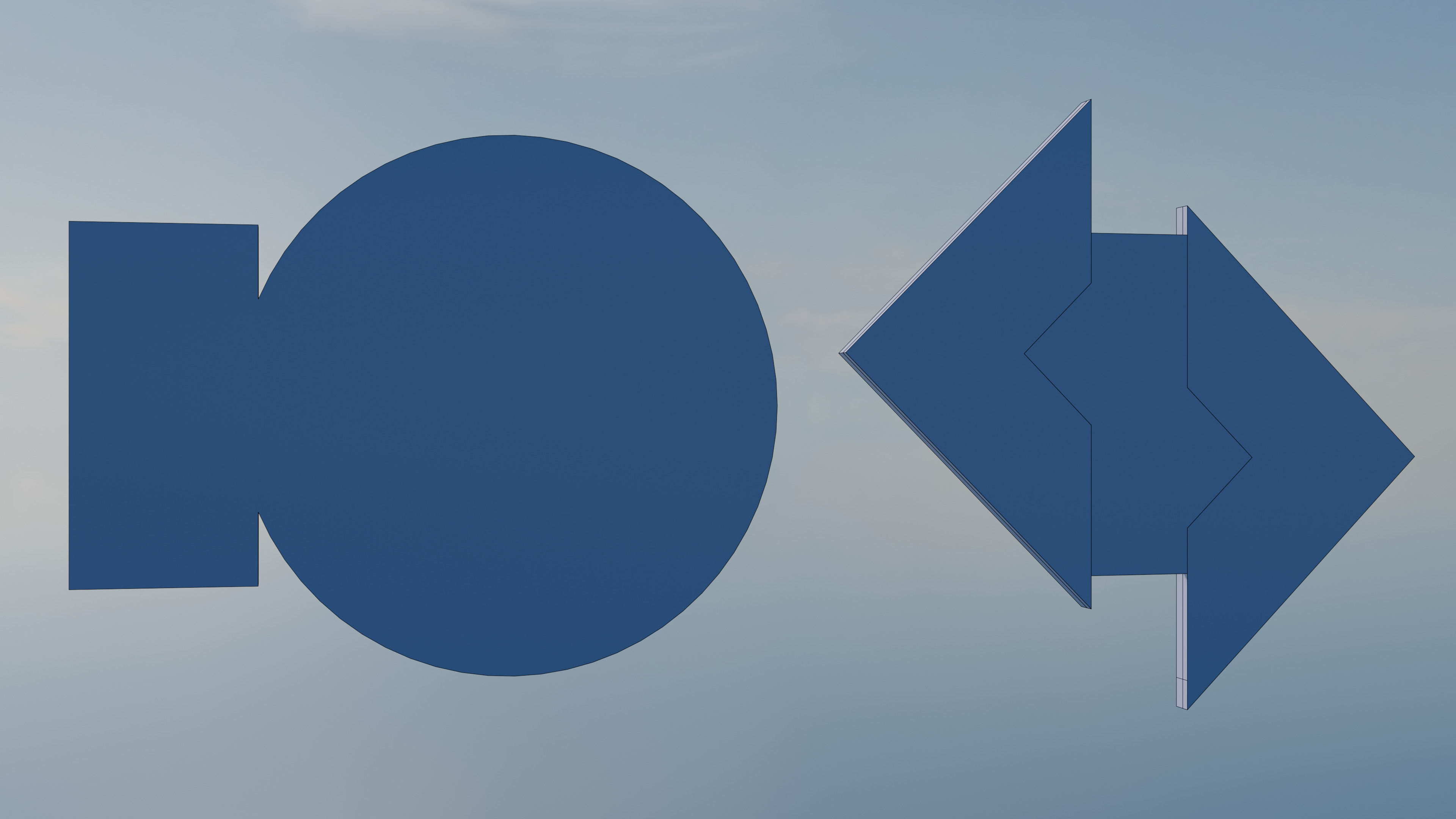 Pokemon Hoenn Gym Badges Low-poly 3D model_6