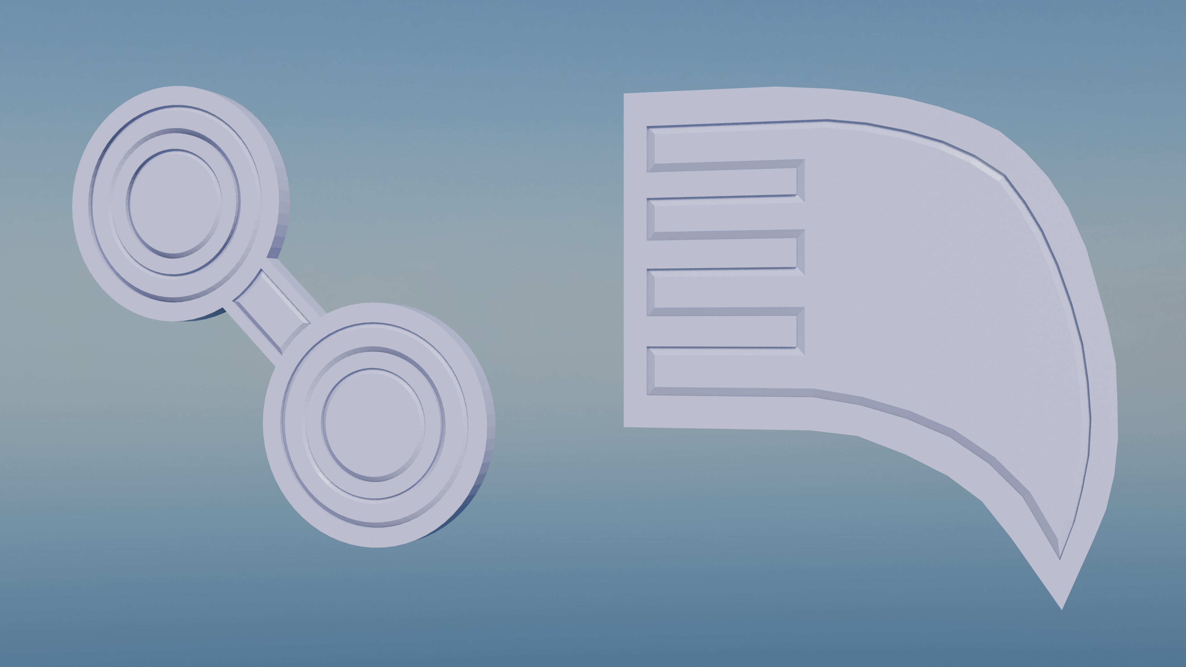 Pokemon Hoenn Gym Badges Low-poly 3D model_14