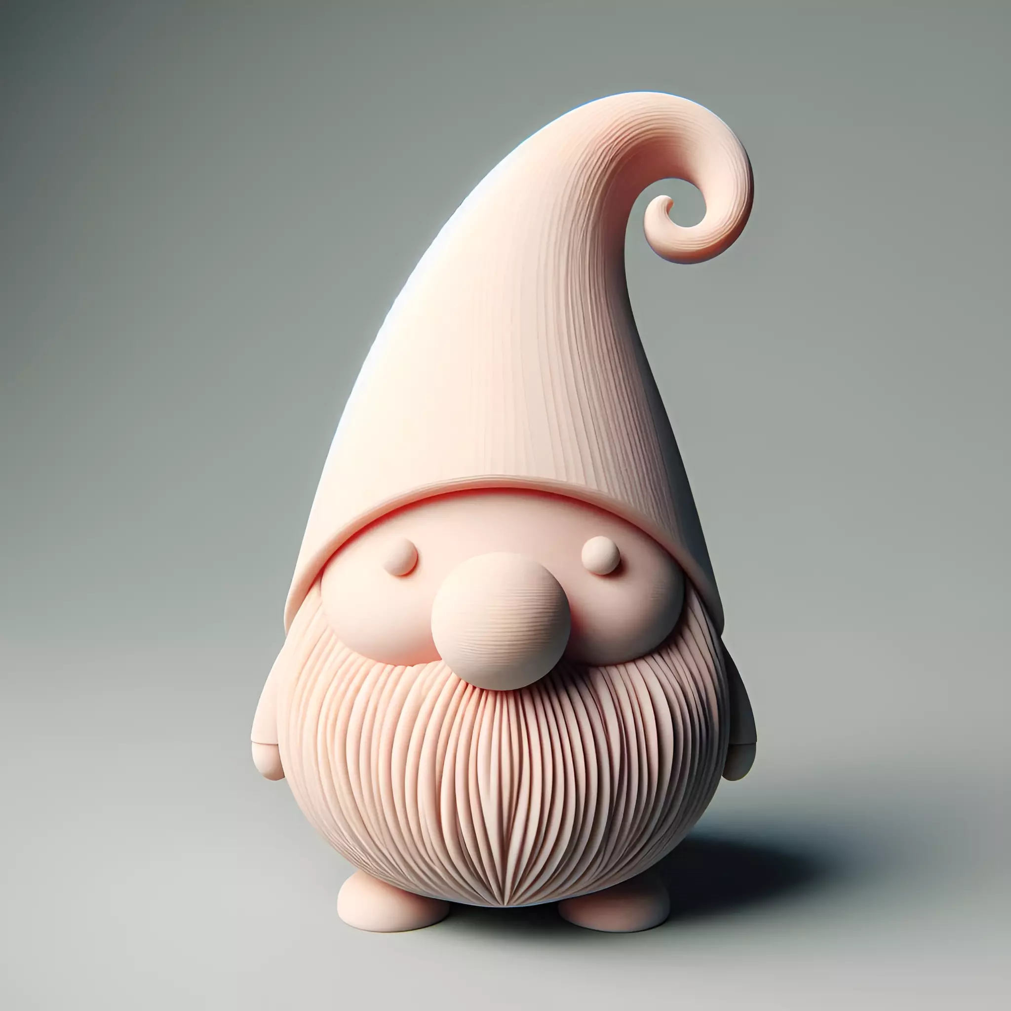 Whimsical Gnome Charm 3D print model_0
