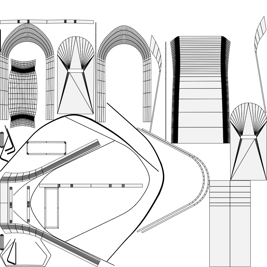Aged Japanese Trash Can Game Ready PBR Model Low-poly 3D model_7