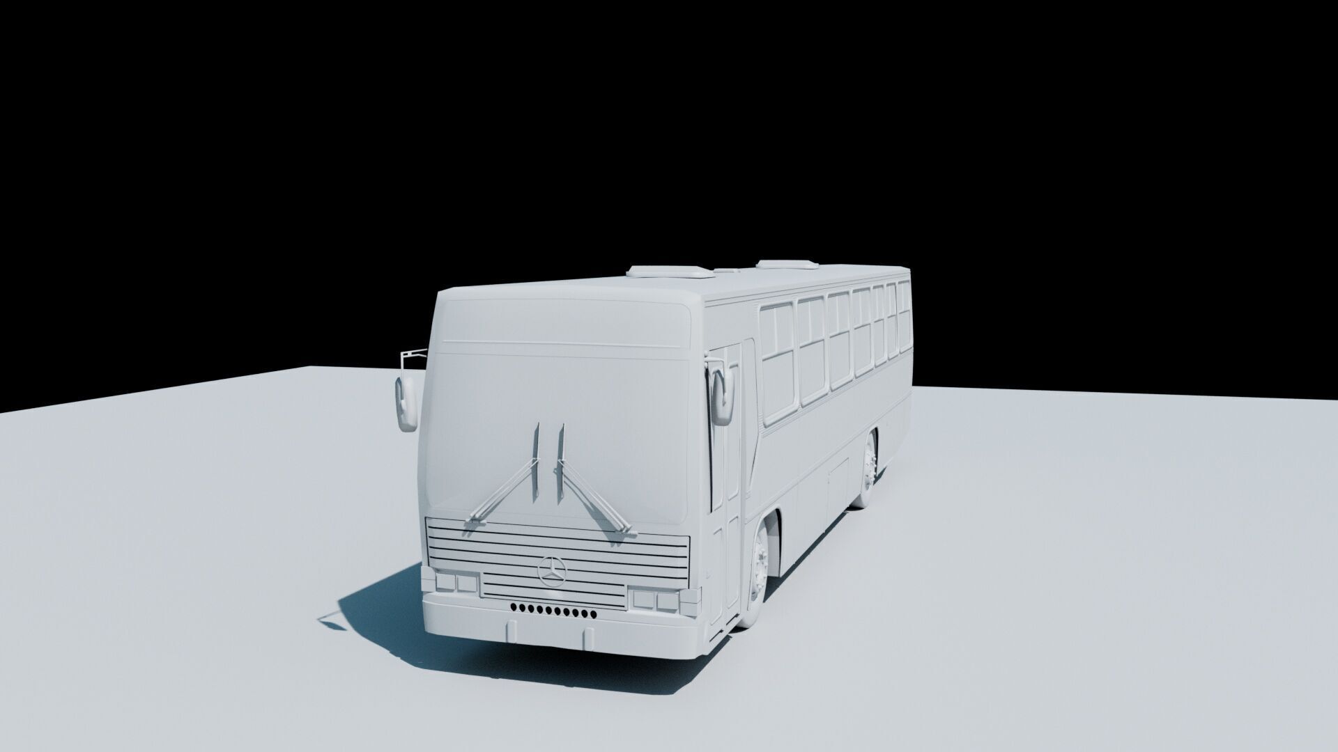 City Bus - Low Poly Low-poly 3D model_3