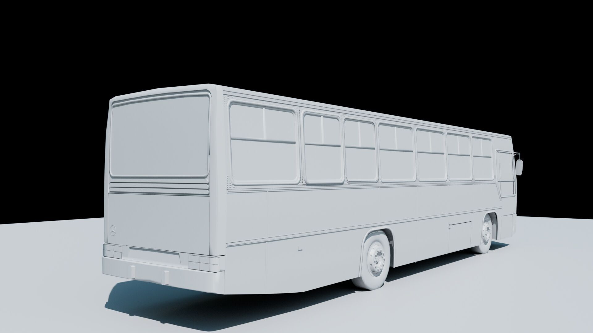 City Bus - Low Poly Low-poly 3D model_5