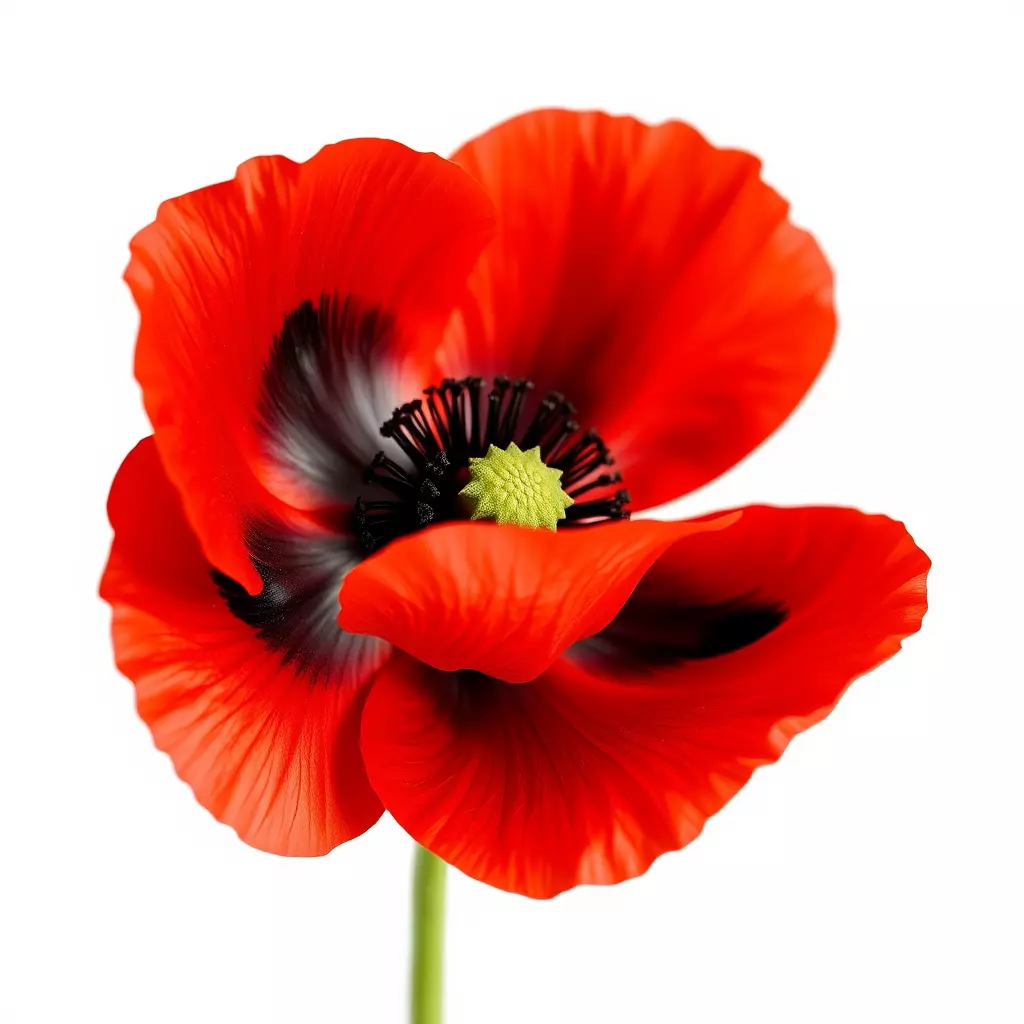 Poppy Flower D Model Pack Low-poly 3D model_0