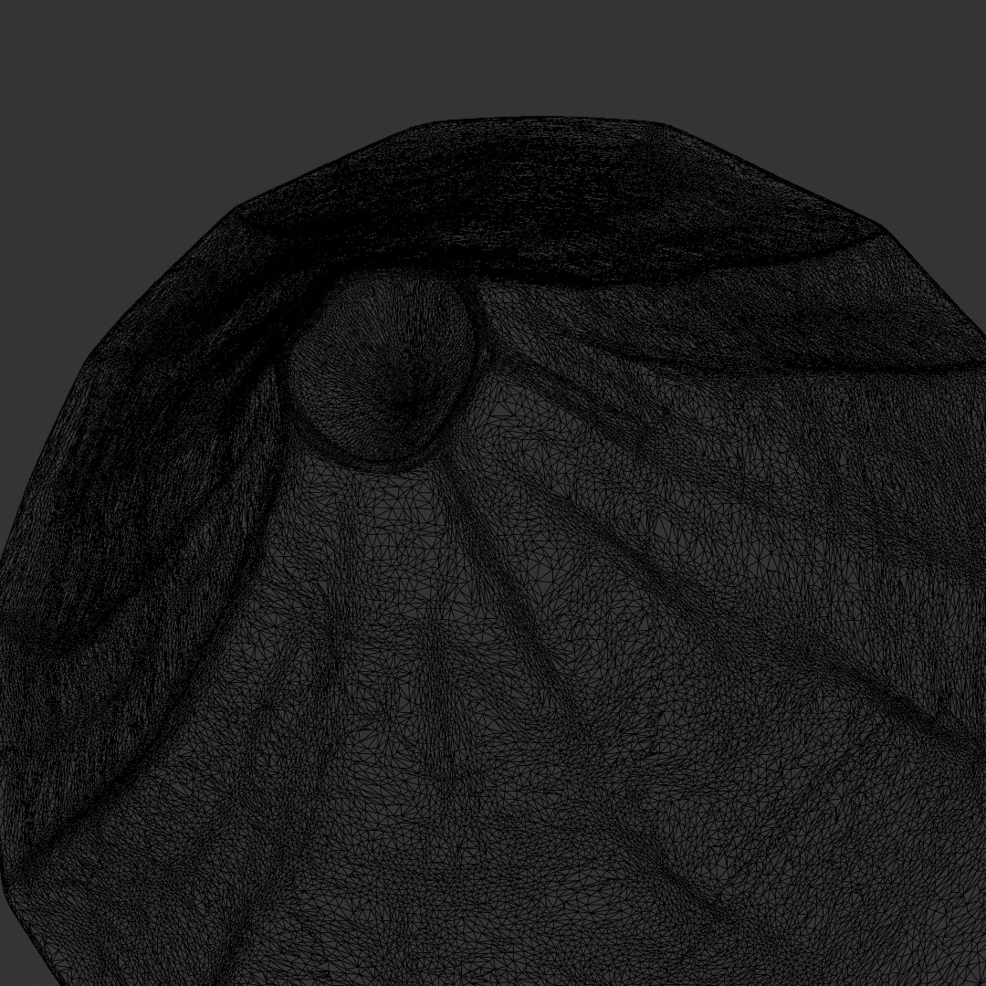 Electric Volcano Mountain Stylized Texture  3D model_4