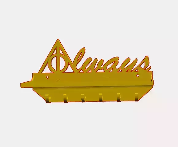 Harry Potter Key Holder 3D print model