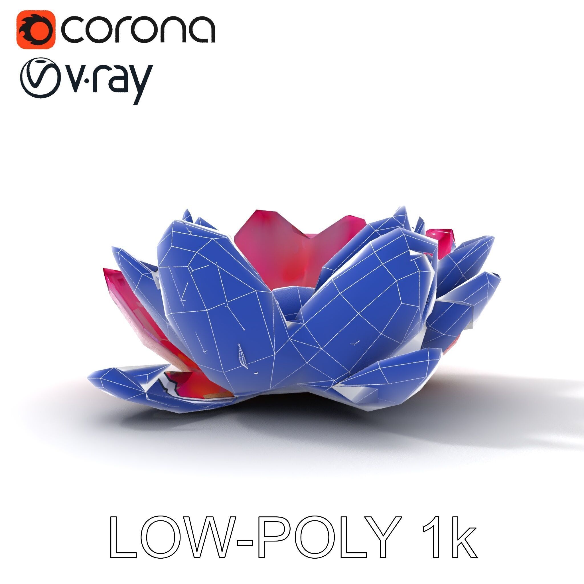 Lotus Flower Model Pack  Detailed Botanical Collection Low-poly 3D model_34