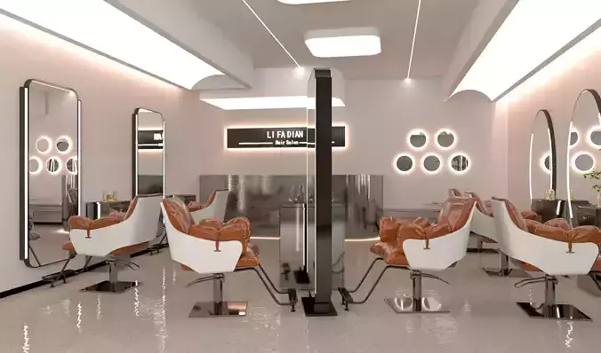 Barber Shop 3D model