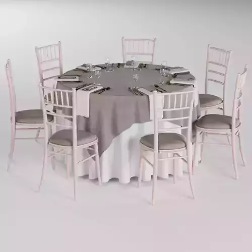 Banquette Table and Chairs