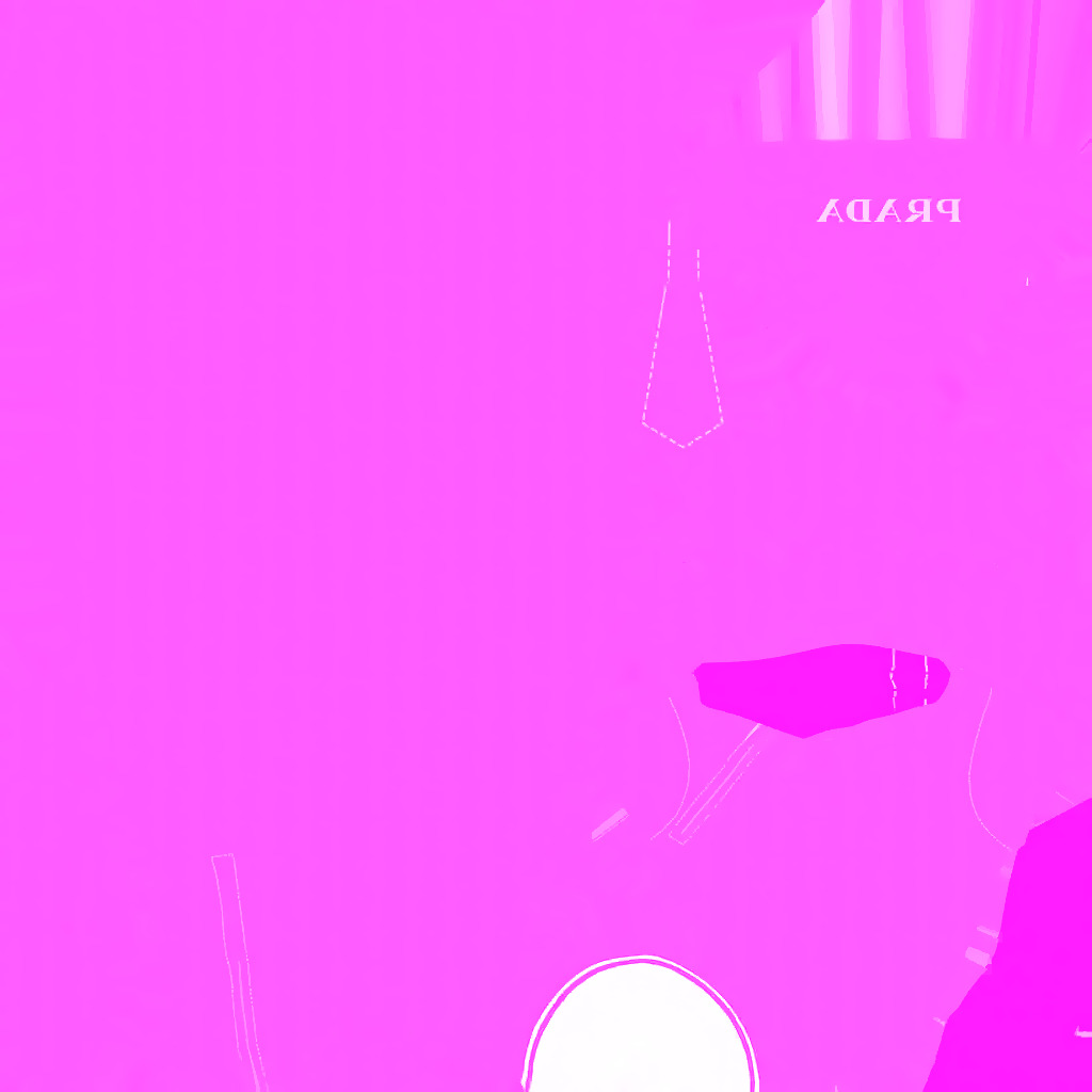 PRADA HIGH LEATHER BOOTS 3D SHOES Low-poly 3D model_16