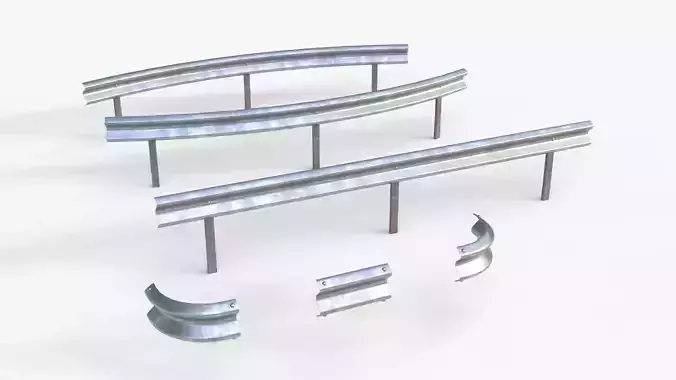 Metal Traffic Barrier Kit