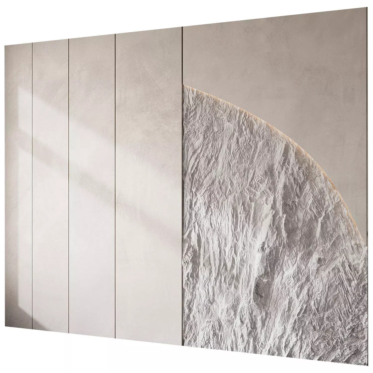 Wall 3D panel 38 3D model_0