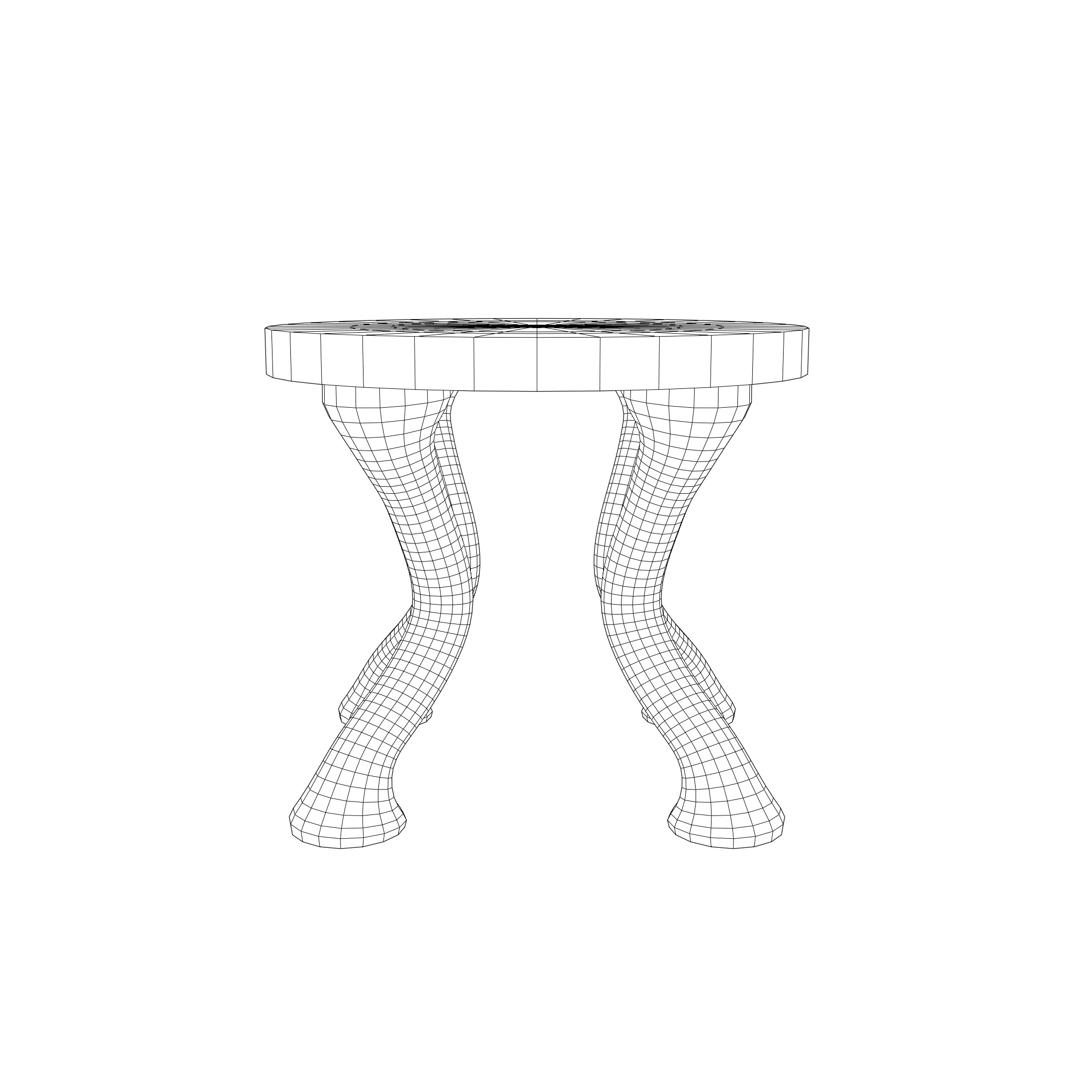 Small Table PBR 3D model_8