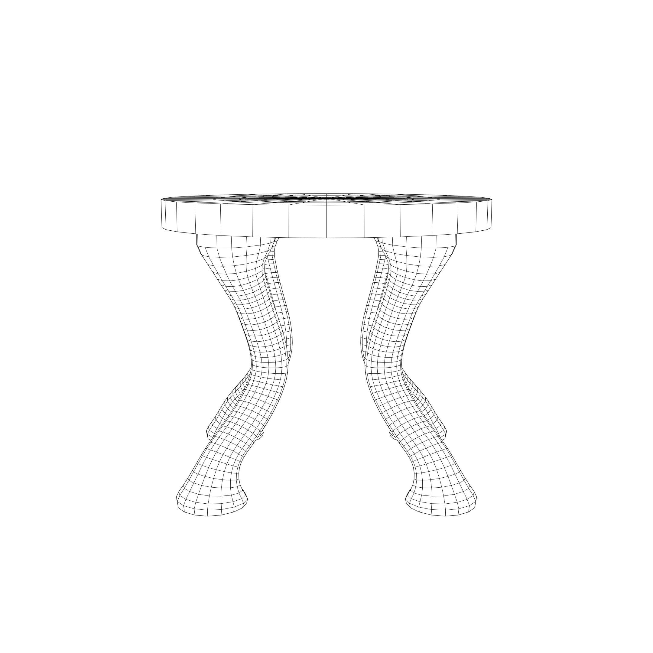 Small Table PBR 3D model_10