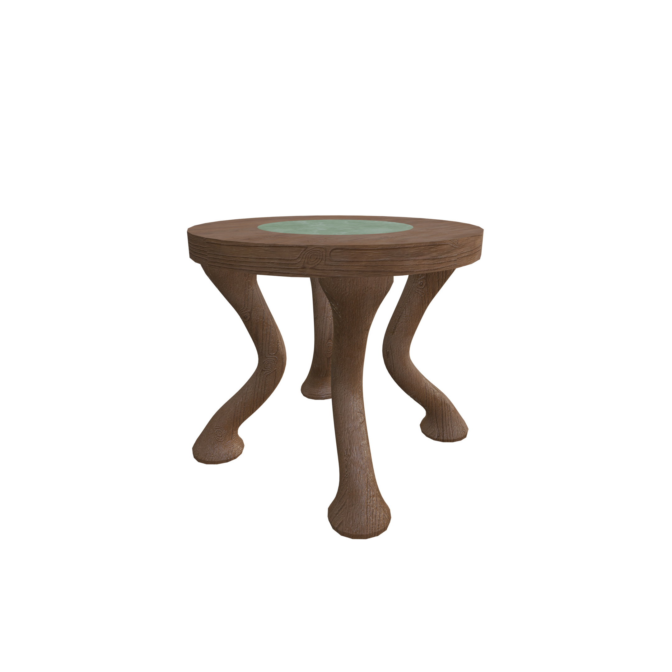 Small Table PBR 3D model_6
