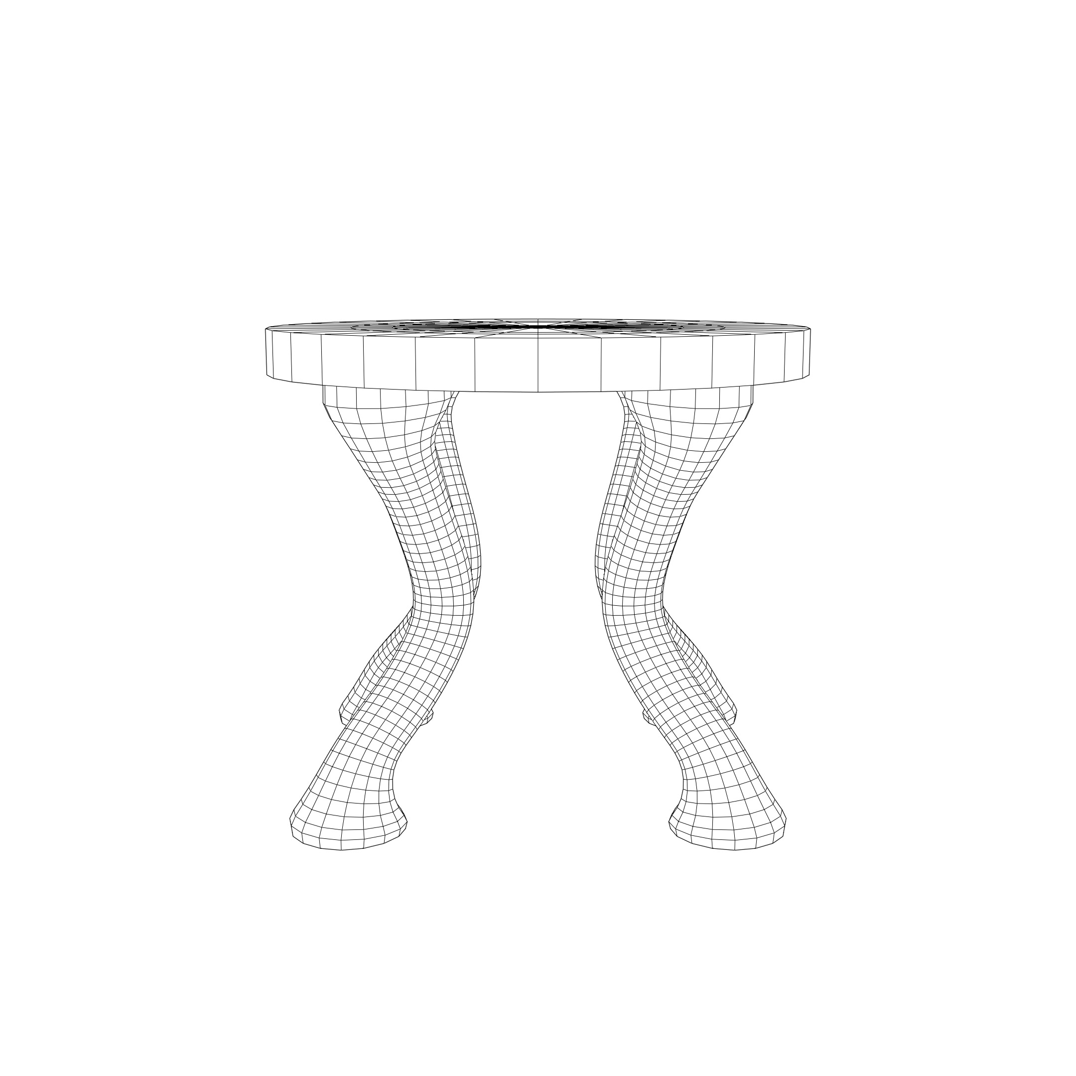 Small Table PBR 3D model_9