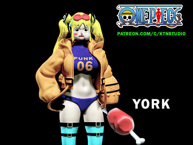 YORK fanart - VEGAPUNK - ONE PIECE - 3D PRINT 3D print model