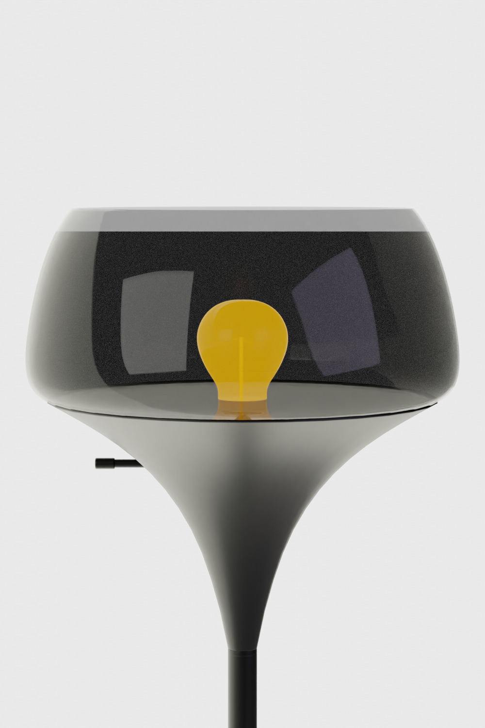 Eliza Torchiere Black 3D model_1