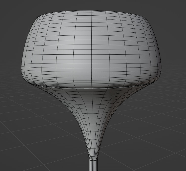 Eliza Torchiere Black 3D model_7