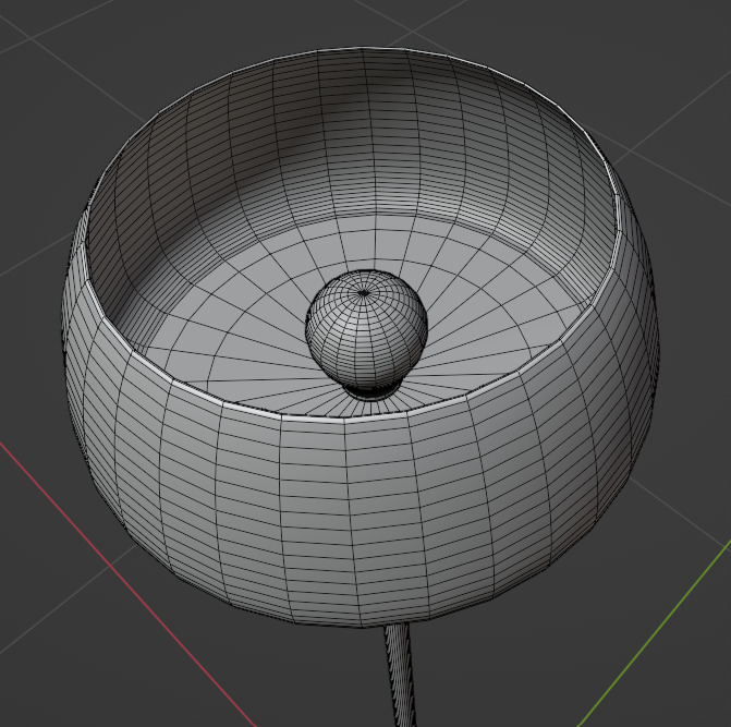 Eliza Torchiere Black 3D model_6