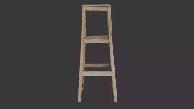  Scanned Wooden Stool