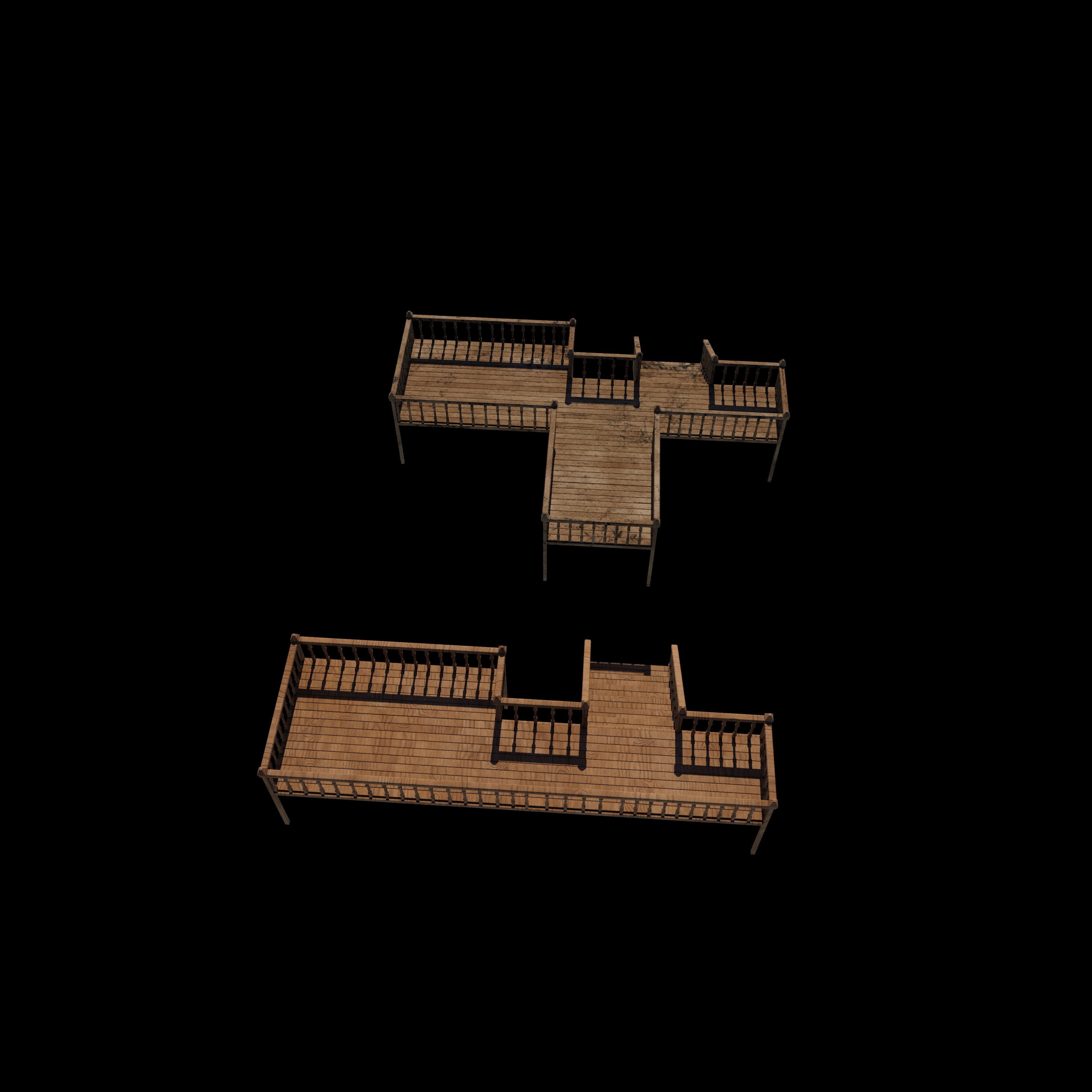 Deck Veranda 3D model_3