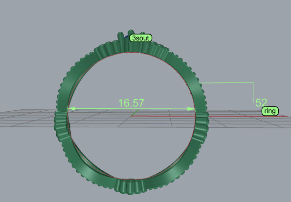 Minimal ring Ready for 3d printing 3dm stl 3D print model_10