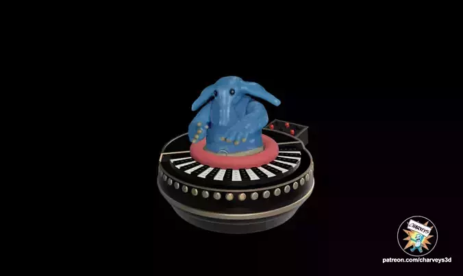   Star Wars Max Rebo BOBF Organ for 4 and 6 inch figures 