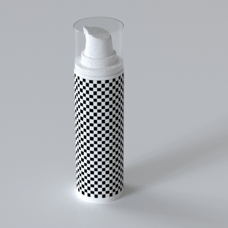Cosmetic Spray Bottle 3D Model 3D model_1