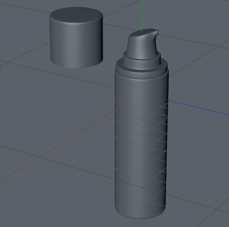 Cosmetic Spray Bottle 3D Model 3D model_8