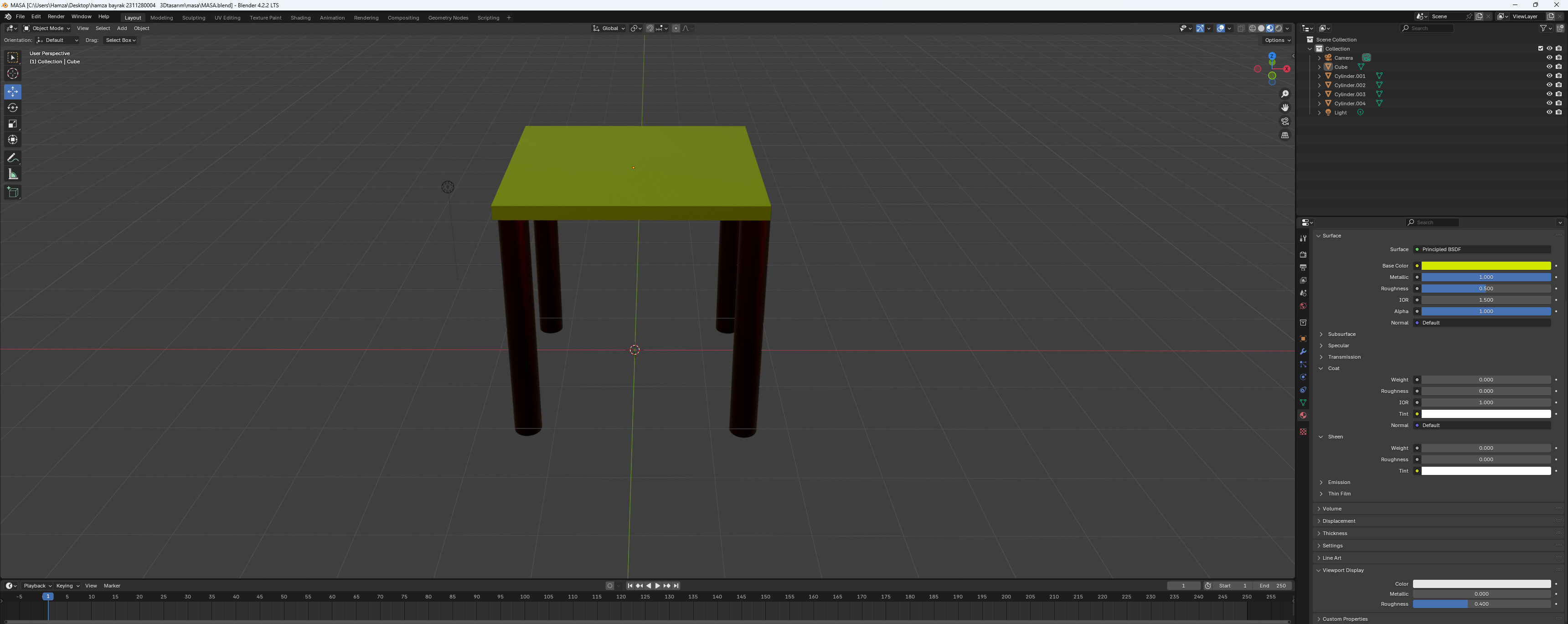 Masa ideal 3D model_1
