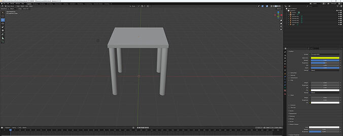 Masa ideal 3D model