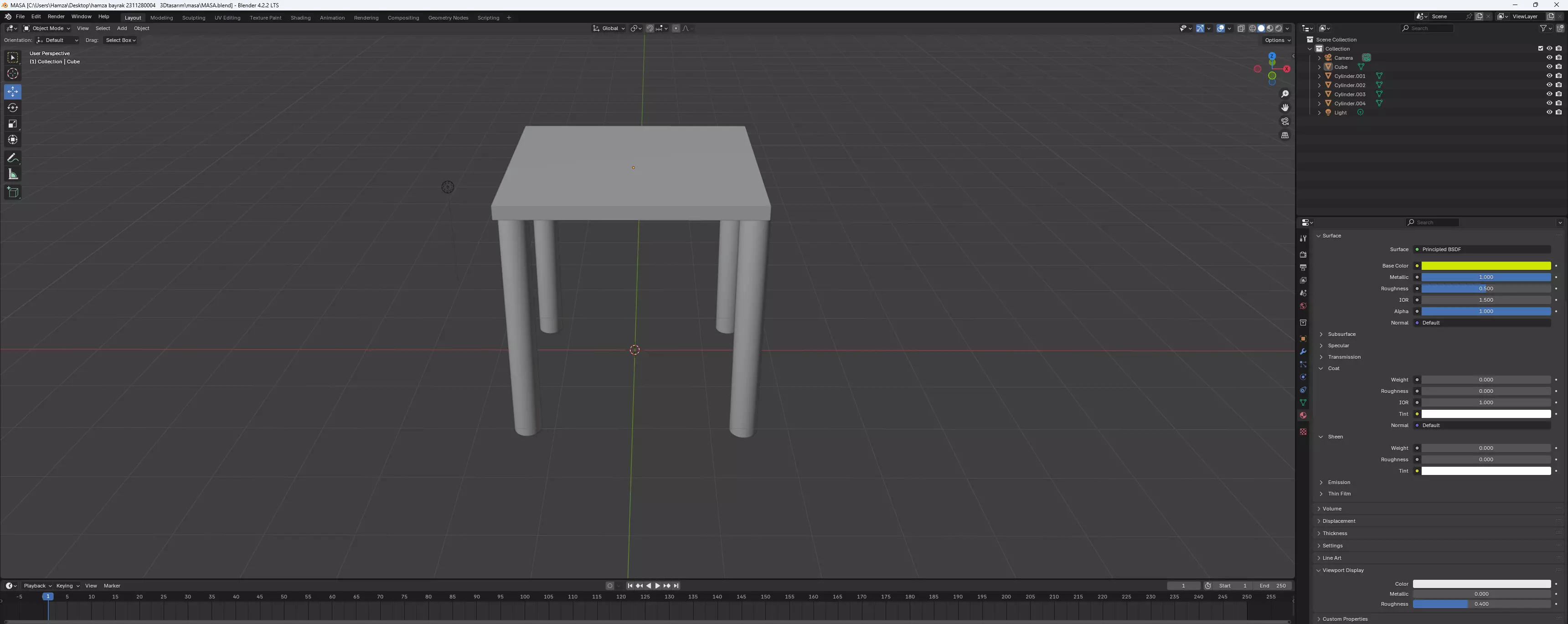 Masa ideal 3D model_0