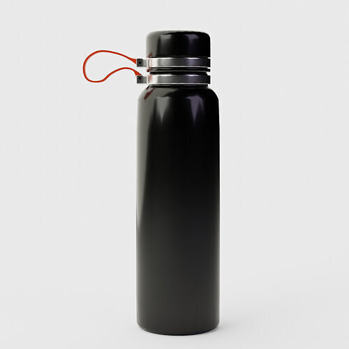 Thermos Bottle Blender Free 3D model