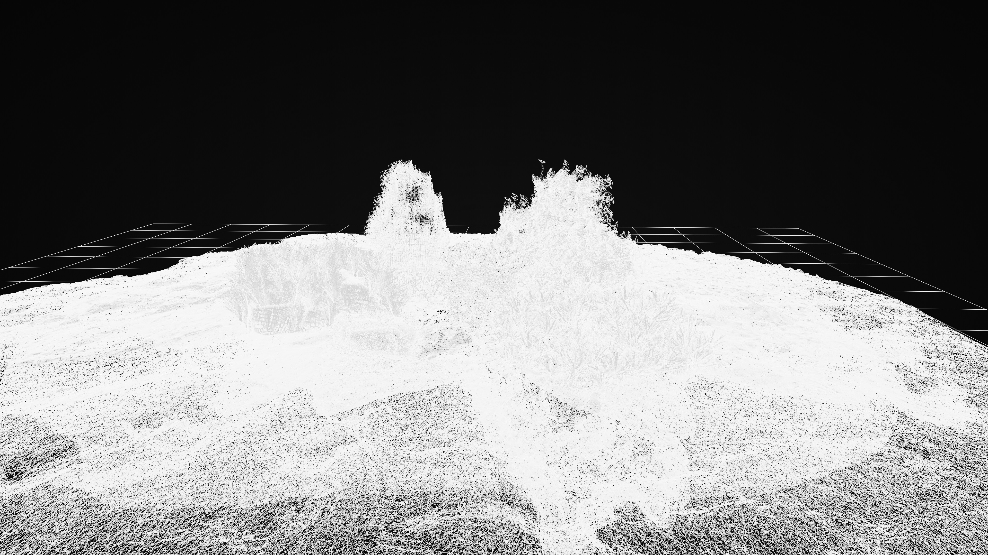 Nature Rock Pack with Flowers Stylized Environment Assets Low-poly 3D model_8