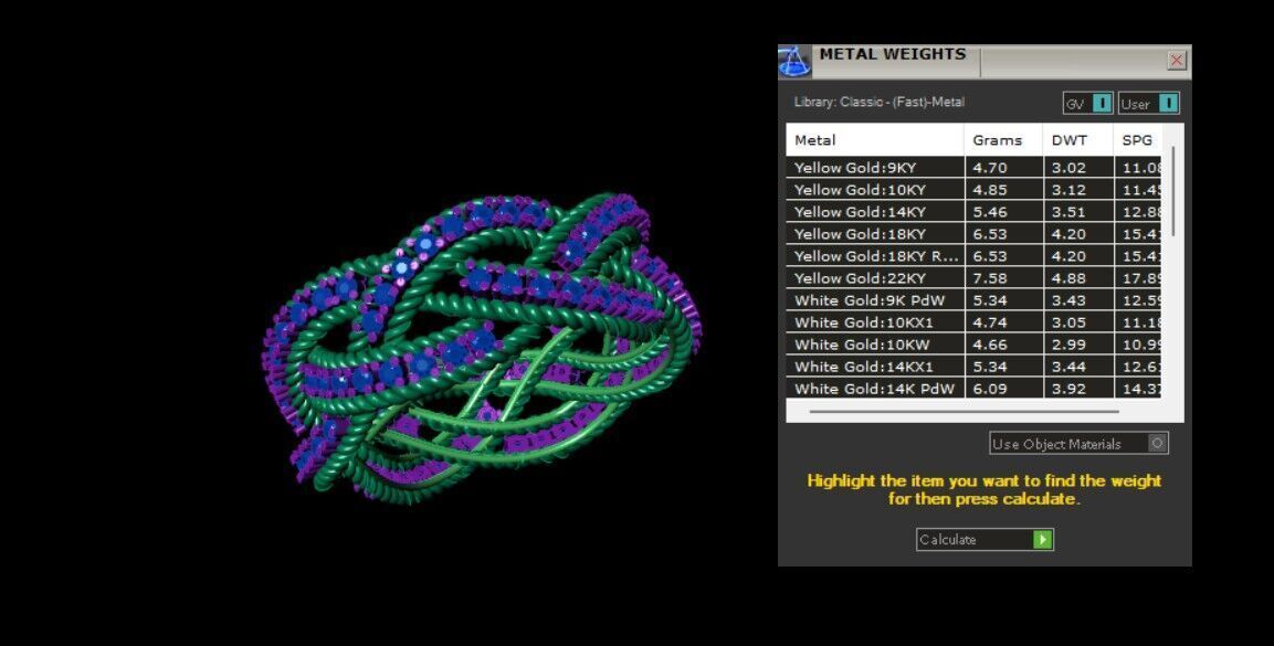Twisted Rings 3D print model_4