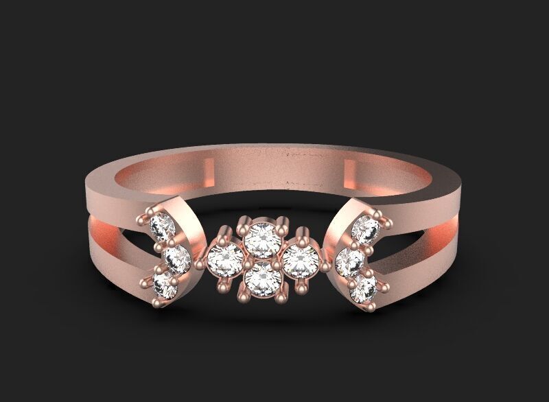 Beautiful ring Ready for 3d printing 3dm stl 3D print model 3D print model_42